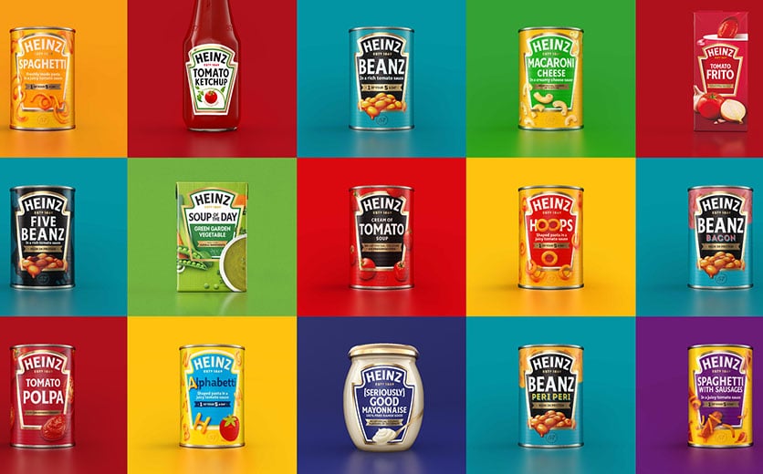 Heinz : un rebranding haut en couleur